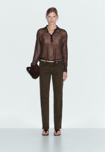 Прямые джинсы