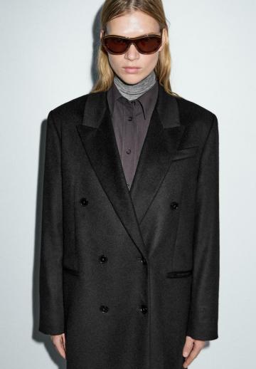 Шерстяное пальто