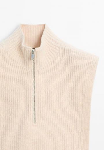 Пуловер без рукавов