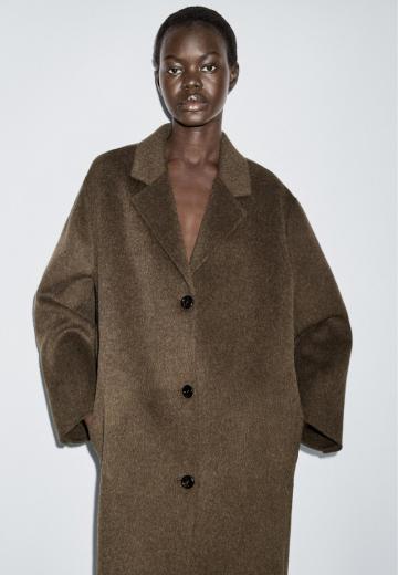 Шерстяное пальто