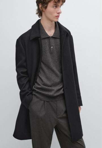 Шерстяное пальто