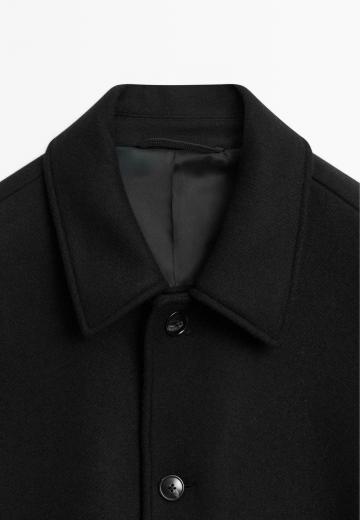 Шерстяное пальто