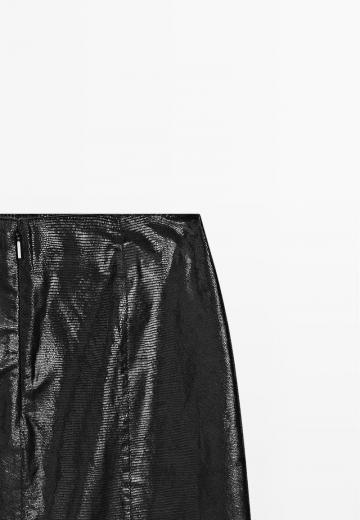 Кожаная юбка