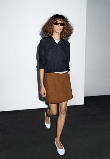 Кожаная юбка