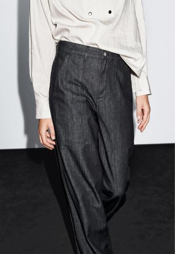 Прямые джинсы