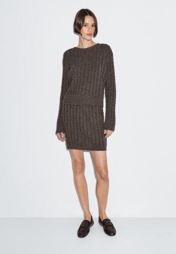 Вязаная юбка