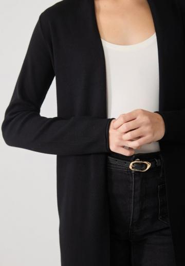 Длинный жилет