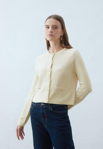 Вязаная кофта