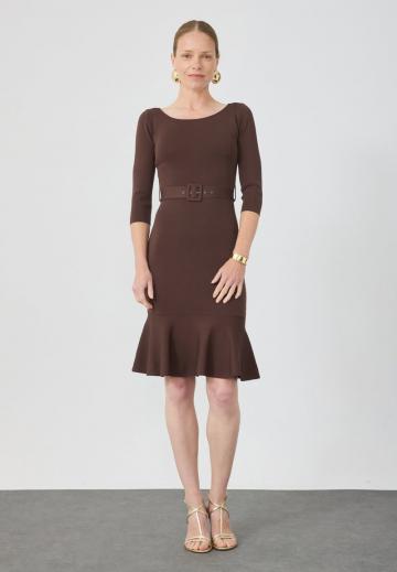 Вязаное платье