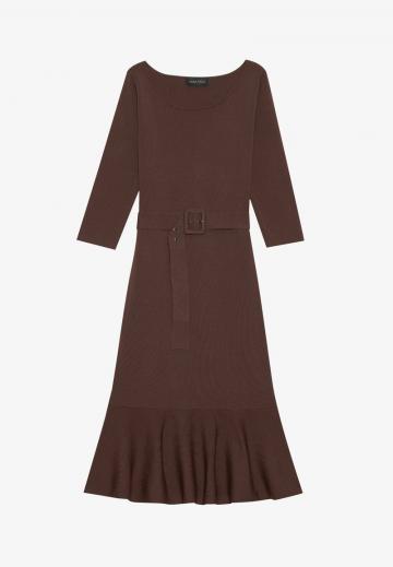 Вязаное платье