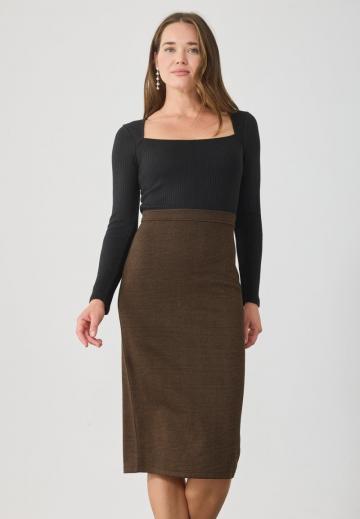 Вязаное платье