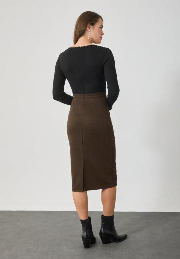 Вязаное платье