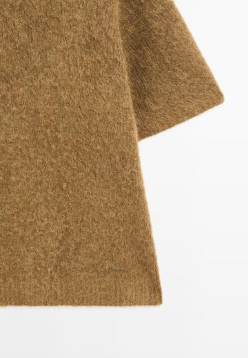 Пуловер с коротким рукавом