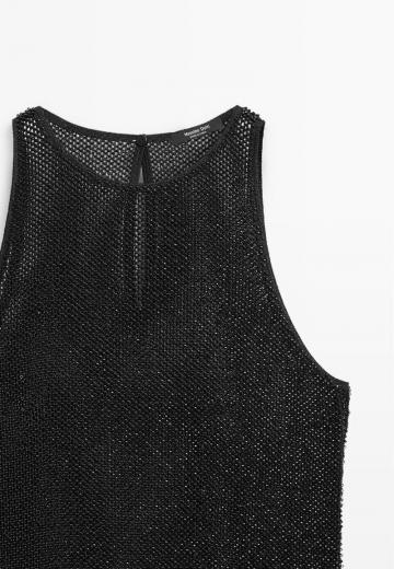 Блузка без рукавов