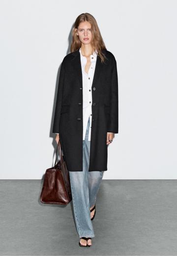 Шерстяное пальто