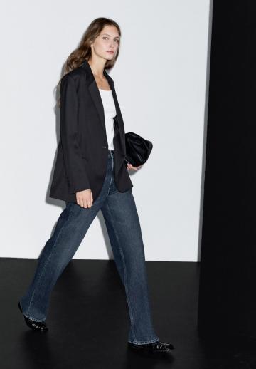 Длинный блейзер