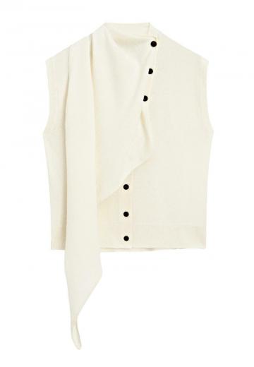 Пуловер без рукавов