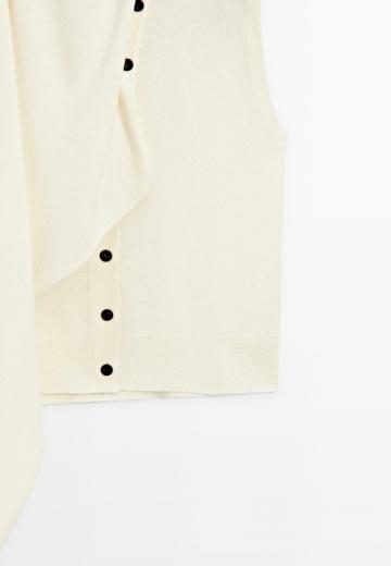 Пуловер без рукавов