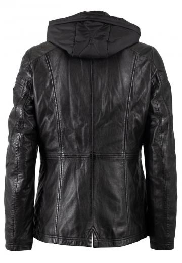 Кожаное пальто