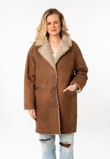 Кожаное пальто