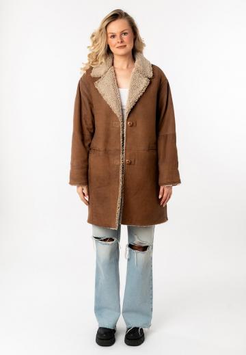 Кожаное пальто