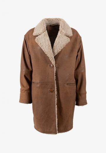 Кожаное пальто