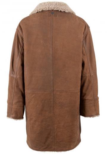 Кожаное пальто