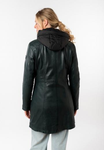 Кожаное пальто