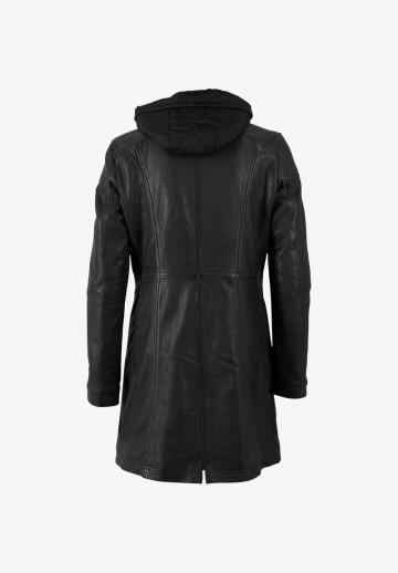 Кожаное пальто