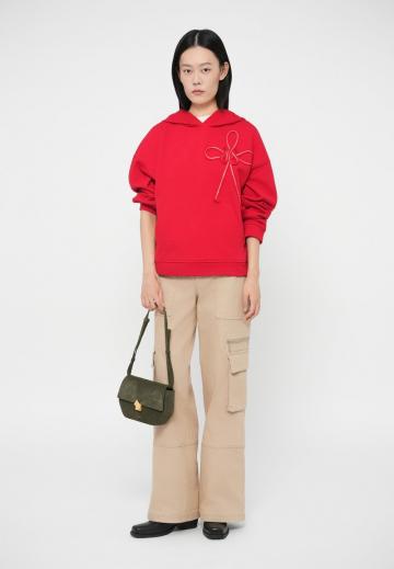 Пуловер с капюшоном