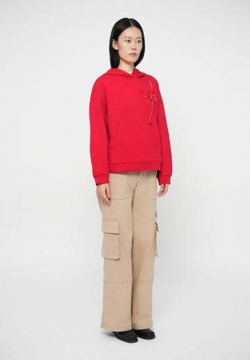 Пуловер с капюшоном