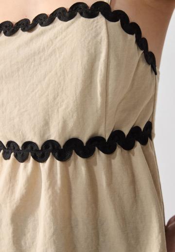 Топ на бретельках