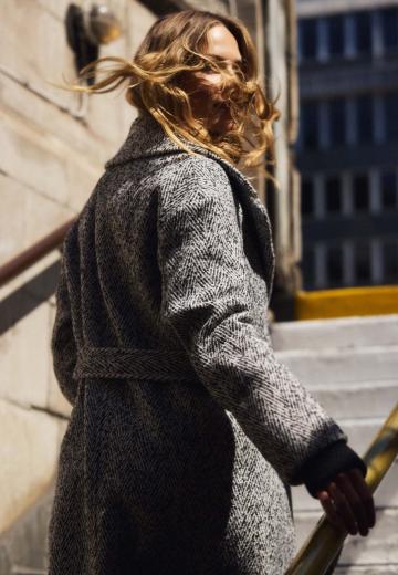 Шерстяное пальто