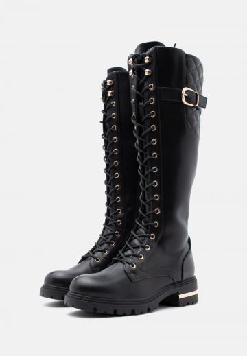 Сапоги на шнуровке