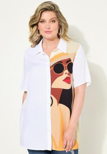 Длинная блузка