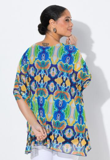 Длинная блузка