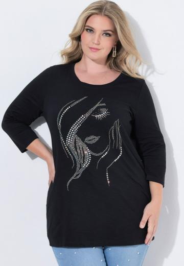 Майка с рукавом три четверти