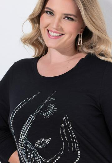 Майка с рукавом три четверти