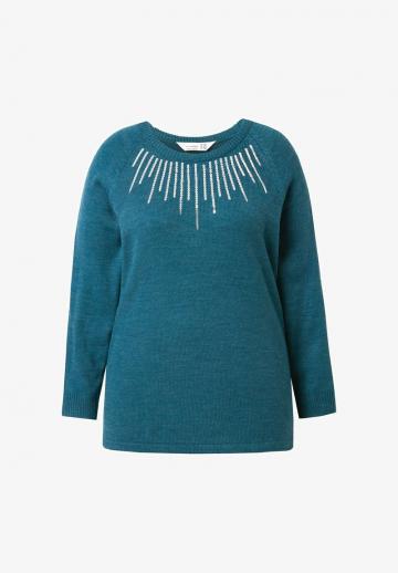 Длинный пуловер