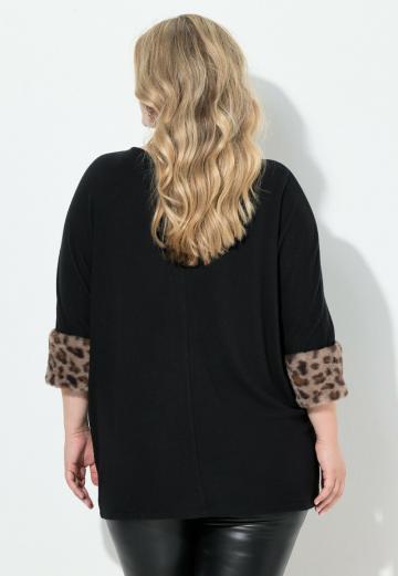 Пуловер с рукавом три четверти