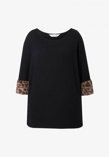 Пуловер с рукавом три четверти