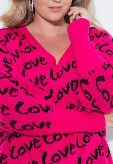 Длинный пуловер