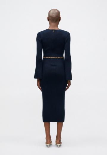 Вязаное платье