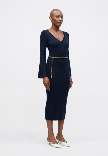 Вязаное платье