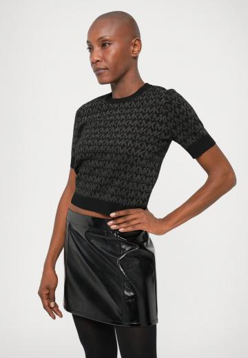 Пуловер с коротким рукавом