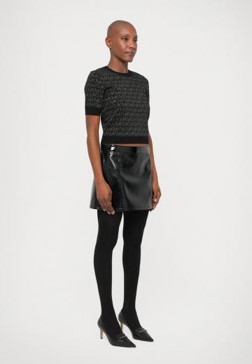 Кожаная юбка