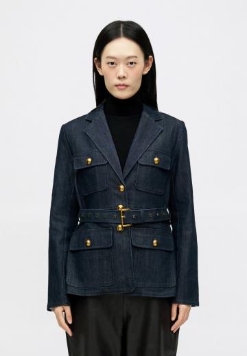 Блейзер с накладными карманами