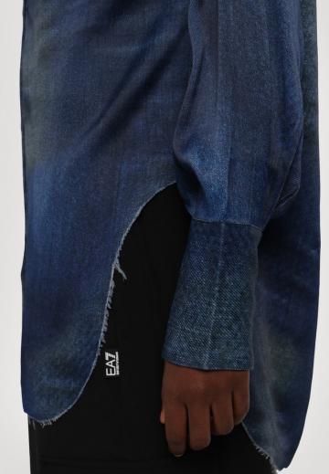 Джинсовая блузка