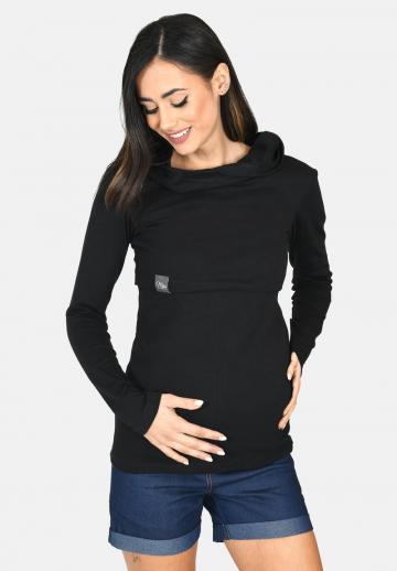 Пуловер с капюшоном