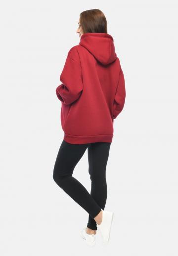 Пуловер с капюшоном